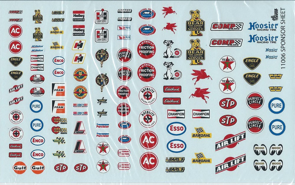 1/24 - 1/25 Sponsor Decals