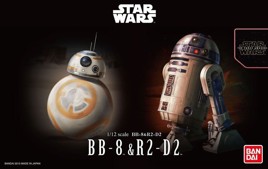 Bandai Star Wars BB-8 & R2-D2 - 1/12 Scale