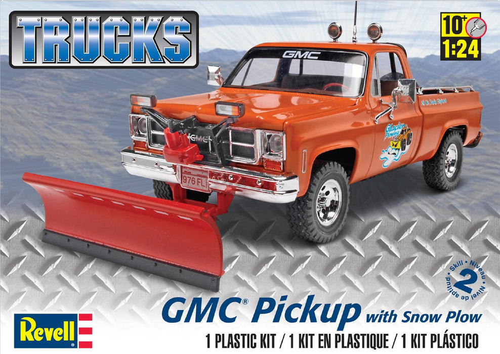 Revell GMC Pickup w/ Snow Plow - 1/24 Scale Model Kit