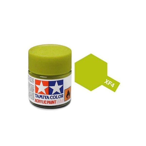 Tamiya Acrylic Mini XF-4 Yellow Green - 10ml Jar