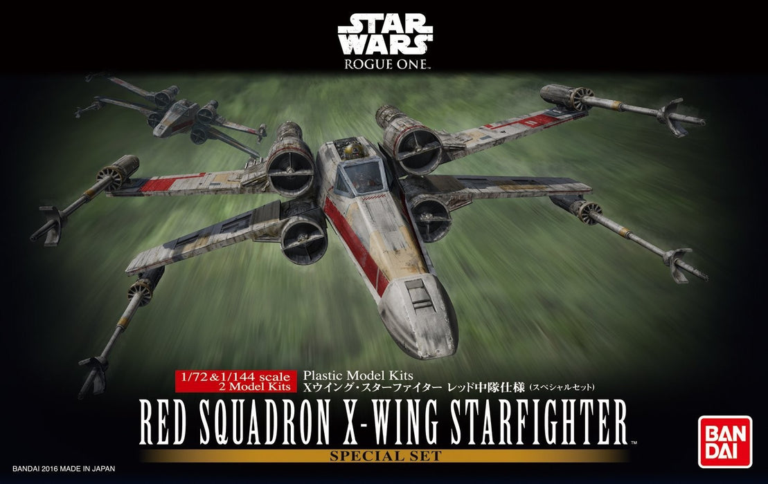 Bandai Star Wars 1/72 Red Squadron X-wing Starfighter (Rogue One)