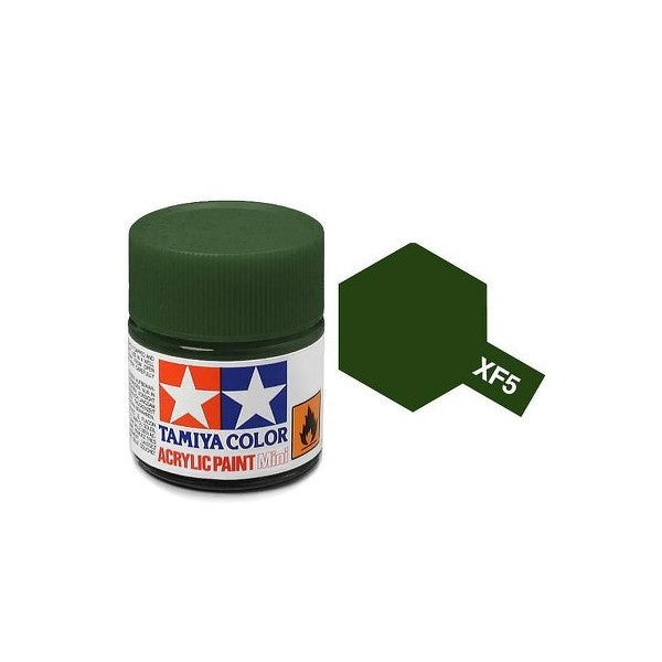 Tamiya Acrylic Mini XF-5 Flat Green - 10ml Jar