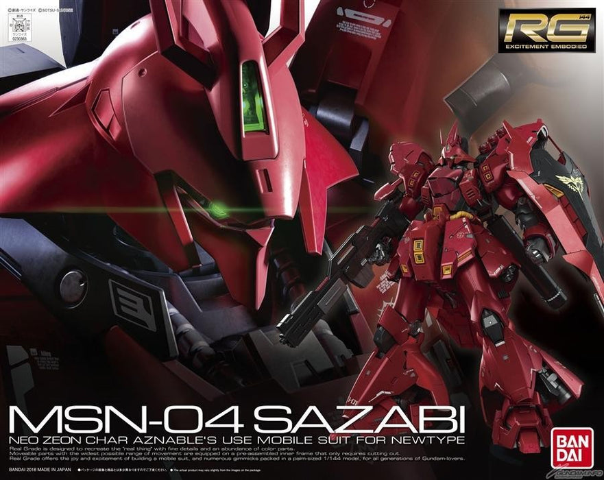 Bandai Sazabi Char's Counterattack RG