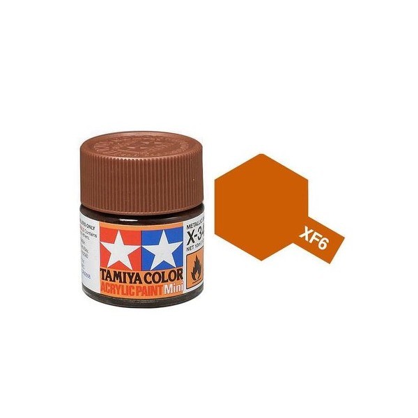 Tamiya Acrylic Mini XF-6 Copper - 10ml Jar