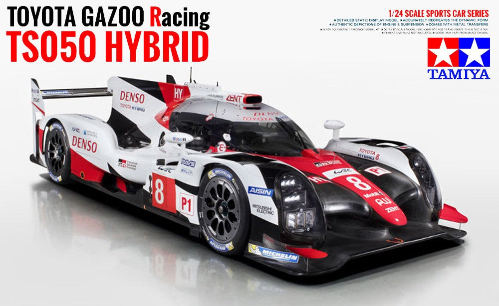 Tamiya Toyota TS050 Hybrid Model Kit - 1/24 Scale