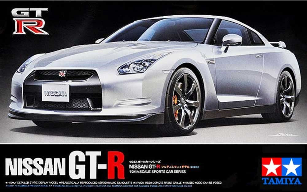 Tamiya Nissan GTR (R35) Model Kit - 1/24 Scale