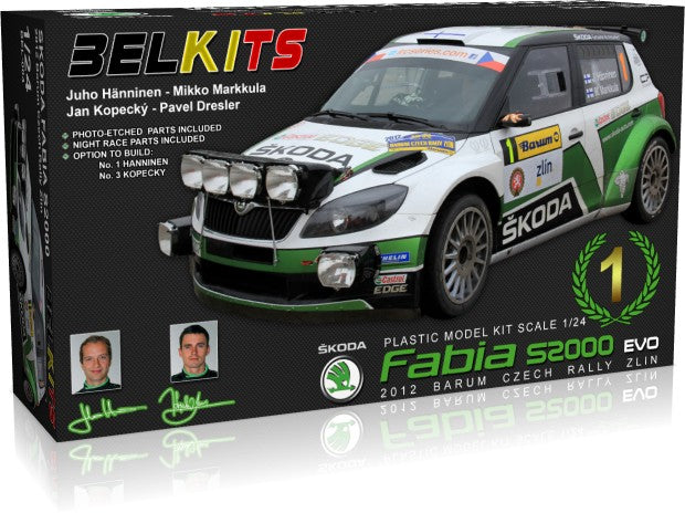 Belkits Skoda Fabia S2000 EVO Model Kit - 1/24 Scale