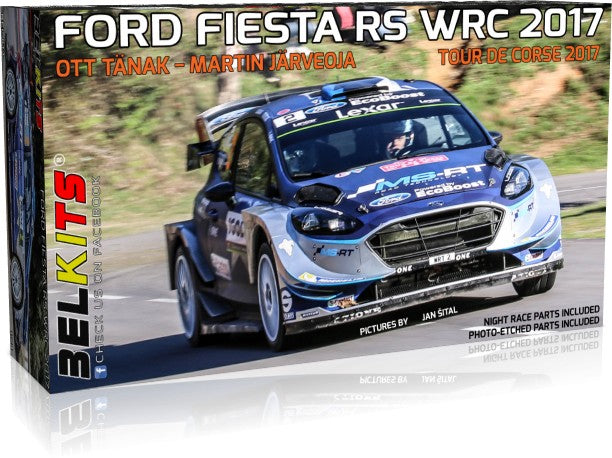 Belkits Ford Fiesta RS WRC Tour de Corse 2017 - 1/24 Scale