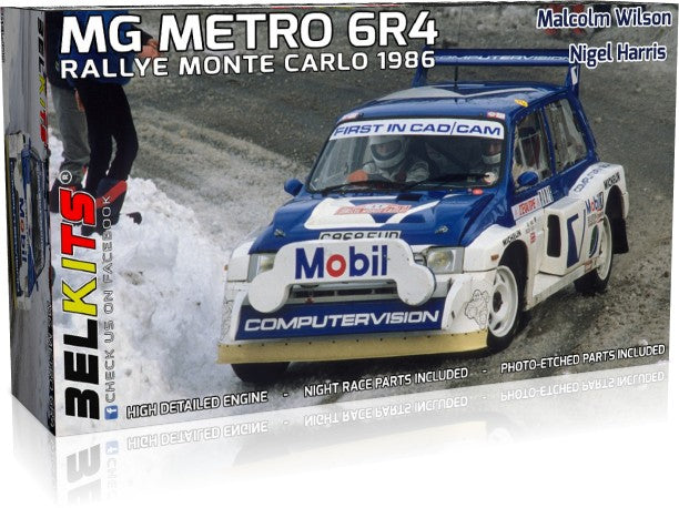 Belkits MG Metro 6R4 Monte-Carlo 1986 - 1/24 Scale