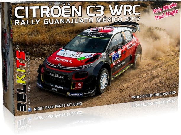 Belkits Citroën C3 WRC Guanajuato Mexico 2017 - 1/24 Scale