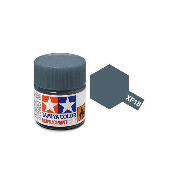 Tamiya Acrylic Mini XF-18 Medium Blue - 10ml Jar