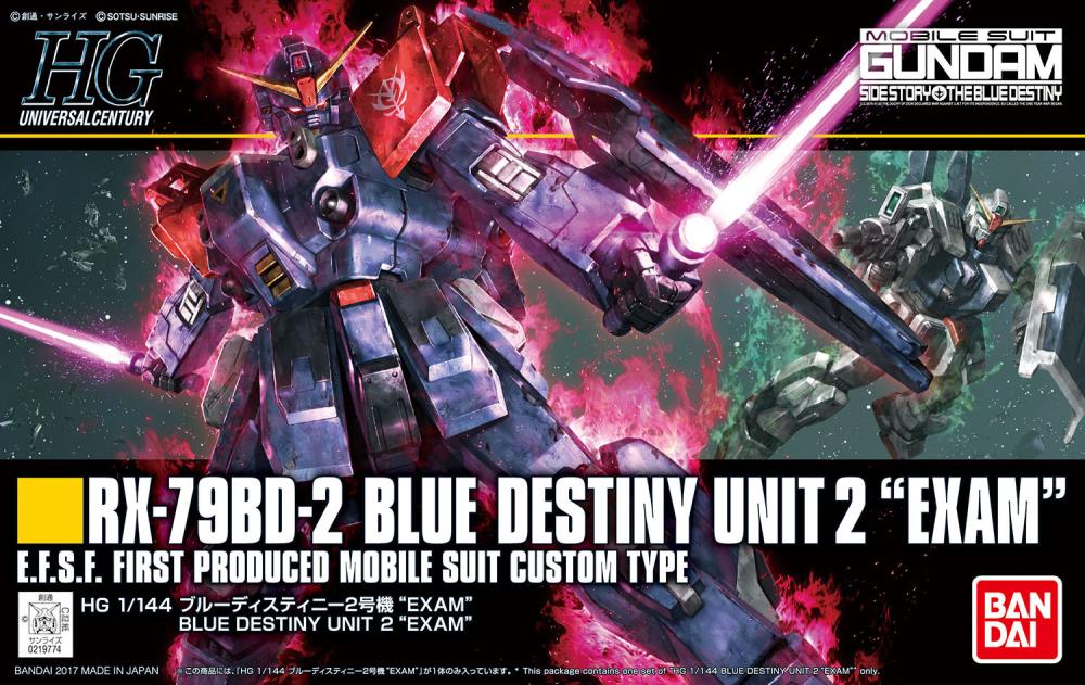 HGUC 208 Blue Destiny Unit 2 Exam