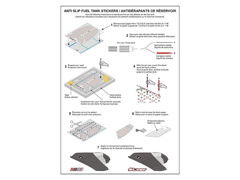 Blue Stuff HONDA RC213V Test 2014 / 2015 - 1/12 Decals