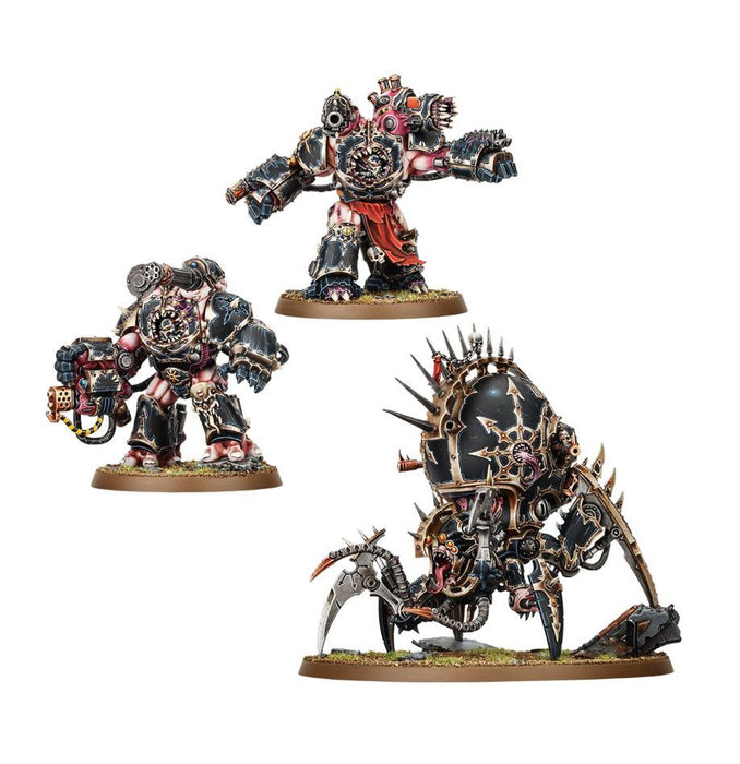 Chaos Space Marines: Warpforged: Venomcrawler and Obliterators