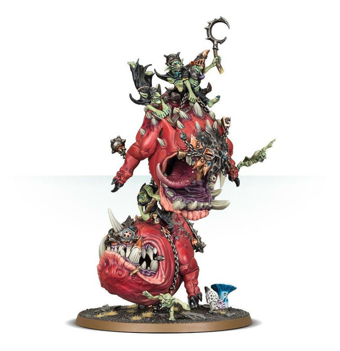 Gloomspite Gitz: Loonboss on Mangler Squigs