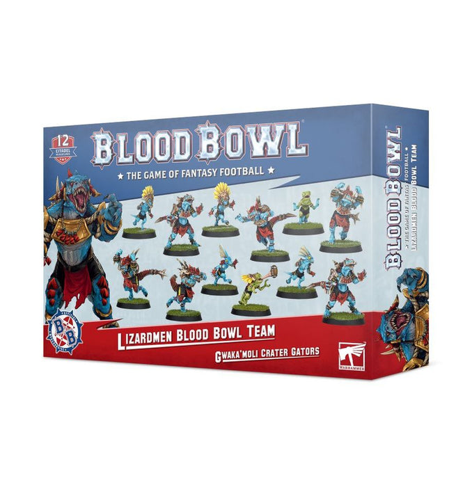 Lizardmen Blood Bowl Team - The Gwaka'moli Crater Gators