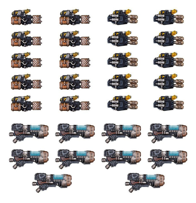 Heavy Weapons Upgrade Set - Heay Flamers, Multi-Meltas, And Plasma Cannons