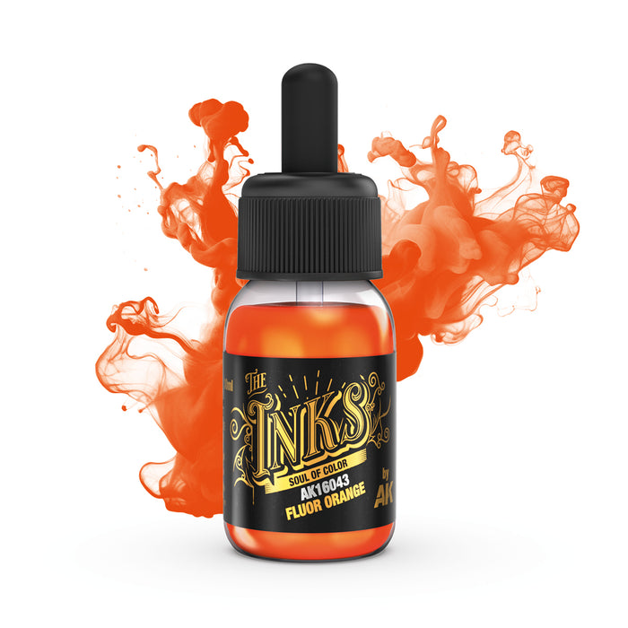 AK Interactive - The Inks - Fluor Orange