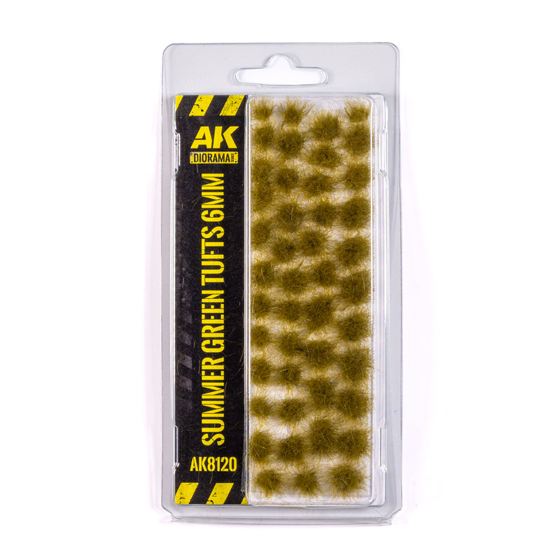 AK Interactive Diorama Summer Green Tufts 6mm AK8120