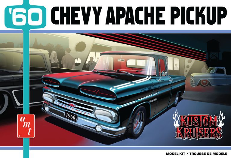 1960 Chevy Apache Pickup Street Machine 1:25 Scale Model Kit