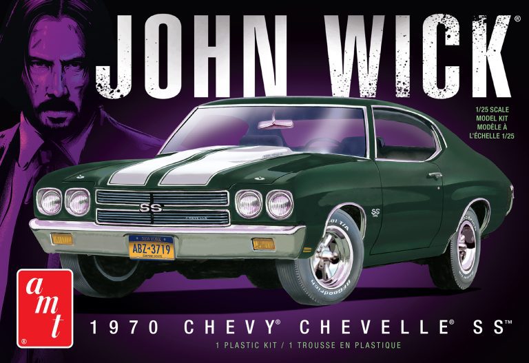 1970 Chevy Chevelle John Wick 1:25 Scale Model Kit