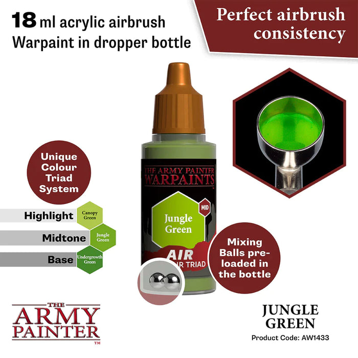 Warpaints Air: Jungle Green