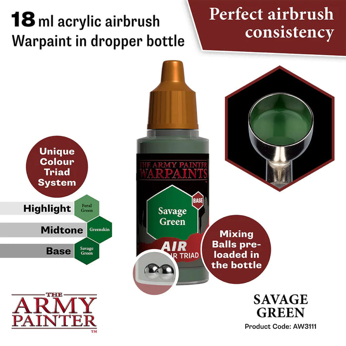 Warpaints Air: Savage Green