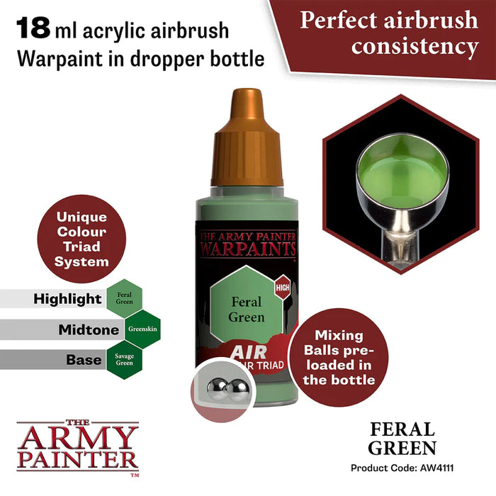 Warpaints Air: Feral Green