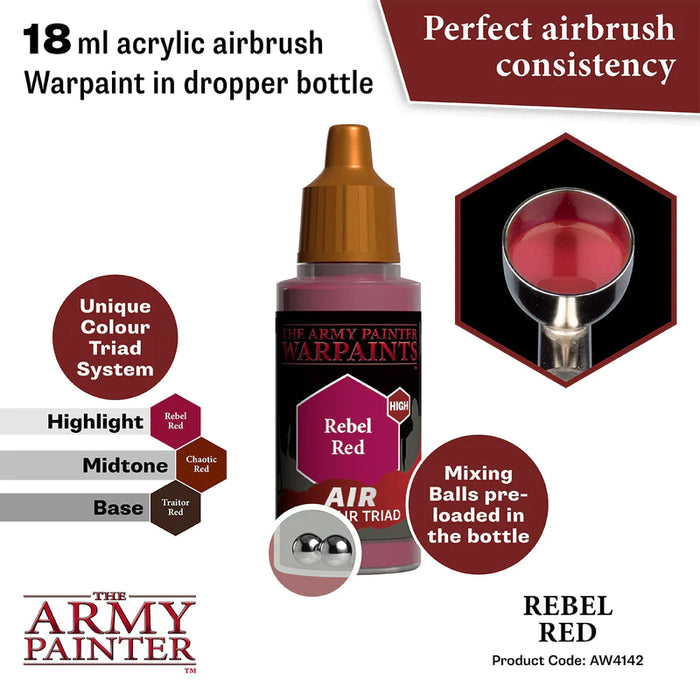 Warpaints Air: Rebel Red