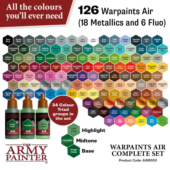 Warpaints Air Complete Set