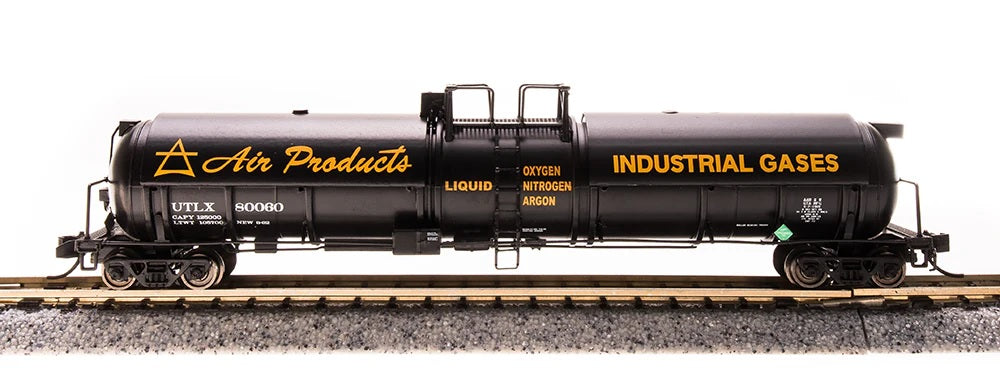 Broadway Limited 3721 CRYOGENIC TANK CAR, AIR PRODUCTS, 2-PACK N Scale