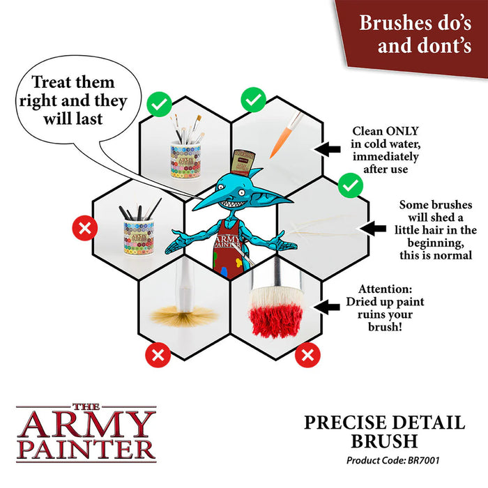 Hobby Brush: Precise Detail