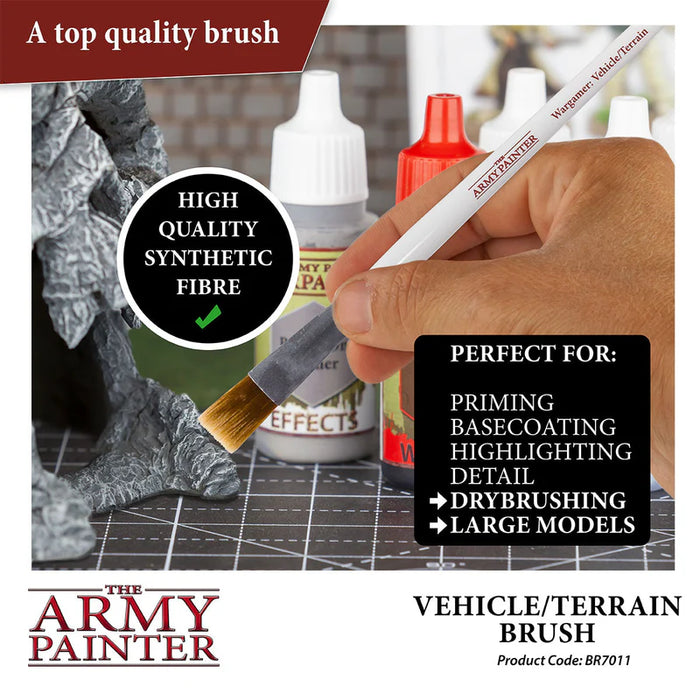 Wargamer Brush: Vehicle & Scenery