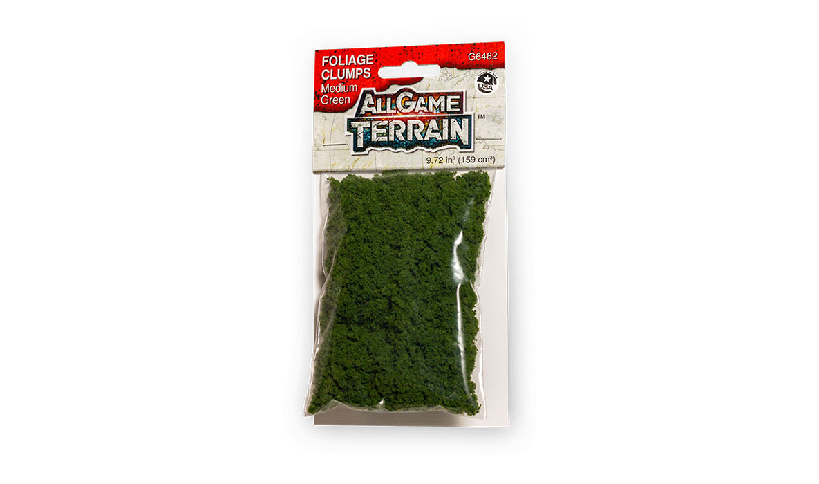 All Game Terrain: Ground Cover: Medium Green Foliage Clumps