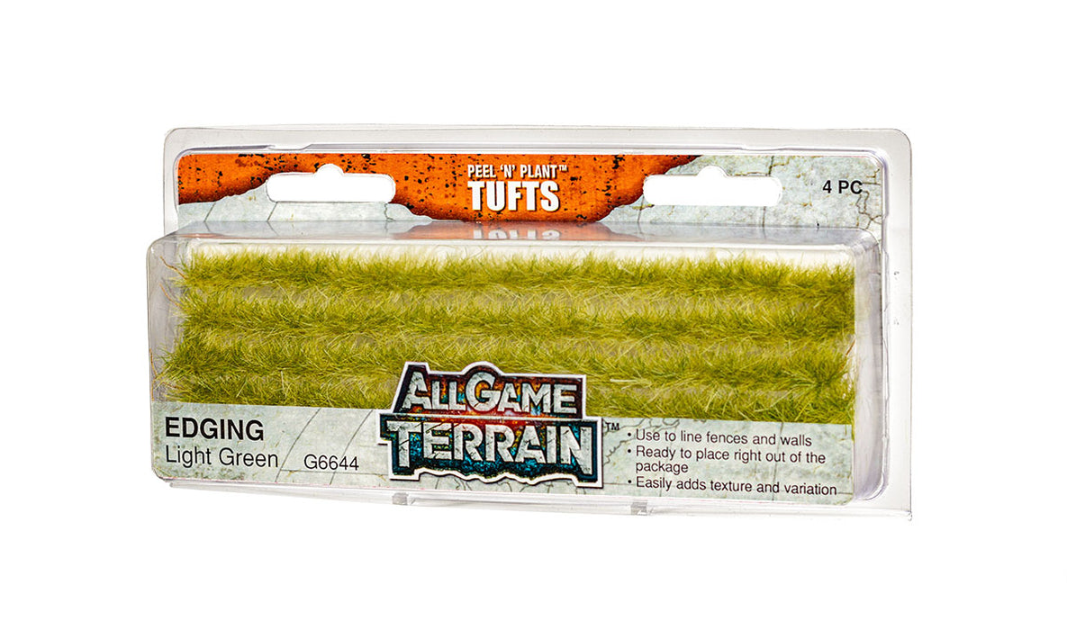 All Game Terrain: Peel 'n' Plant Tufts: Edging - Light Green