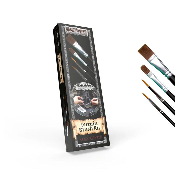 GAMEMASTER Terrain Brush Kit, 4 Brushes