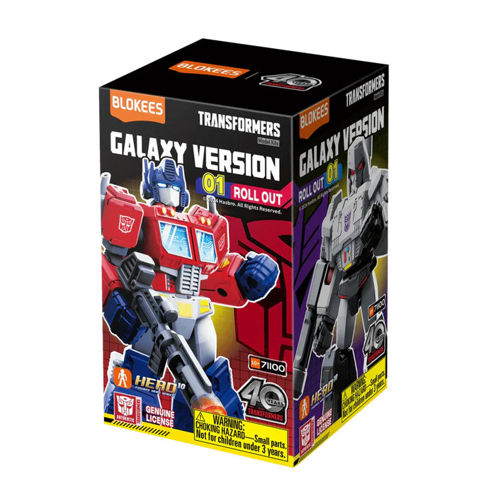 Blokees Transformers Galaxy Class Wave 1 Roll Out