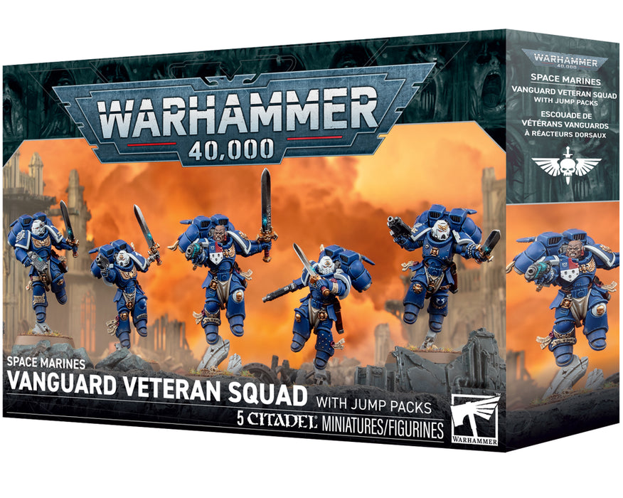 Space Marine: Vanguard Veteran Squad with Jump Packs