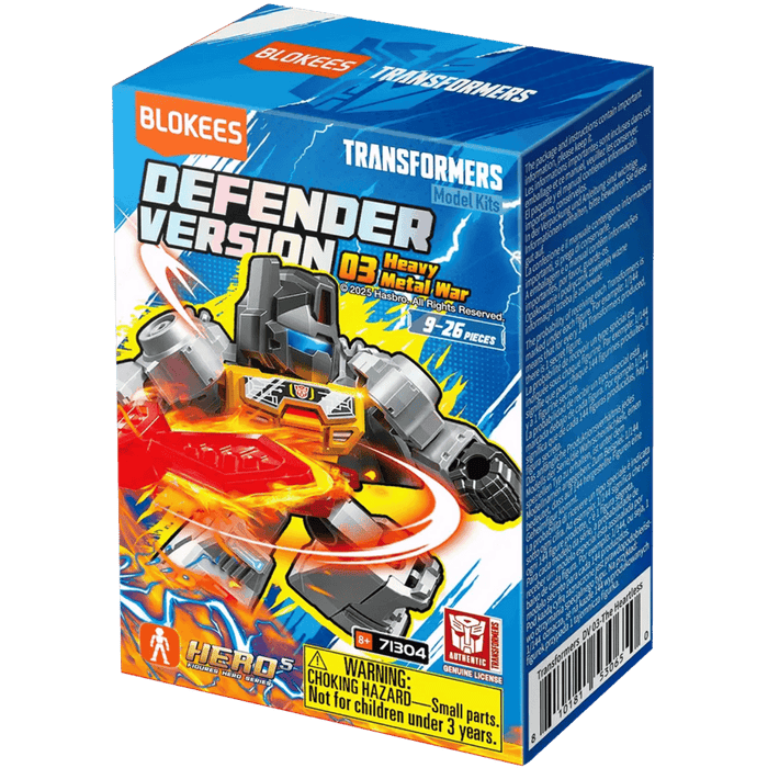 Blokees Transformers Defender Version 03 Heavy Metal War