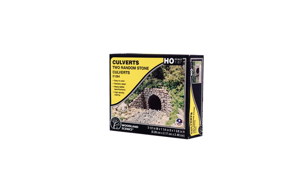 Woodland Scenics: Scenery Details - Random Stone Culvert HO Scale