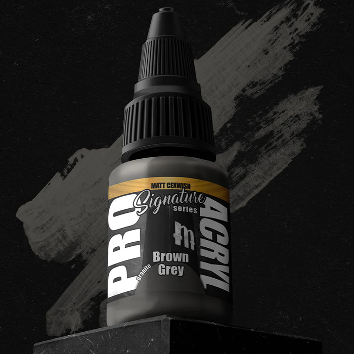 Pro Acryl Paints: Signature: Matt Cexwish Brown Grey