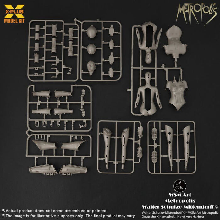 X-Plus Models Metropolis Maschinenmensch - 1/8 Scale Plastic Kit