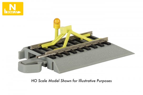 Bachmann E-Z Track System N Scale Track Powered Flashing LED Bumper