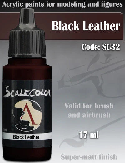 Scale75 Paint: Black Leather