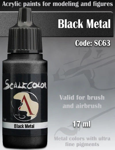 Scale75 Paint: Black Metal