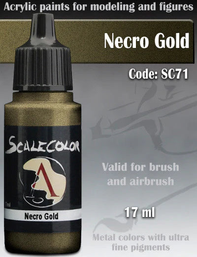 Scale75 Paint: Necro Gold