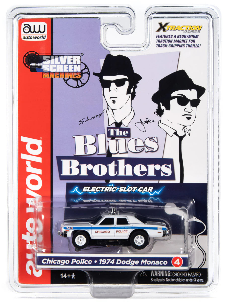 Auto World Xtraction R36 Blues Brothers - Chicago Police 1974 Dodge Mo