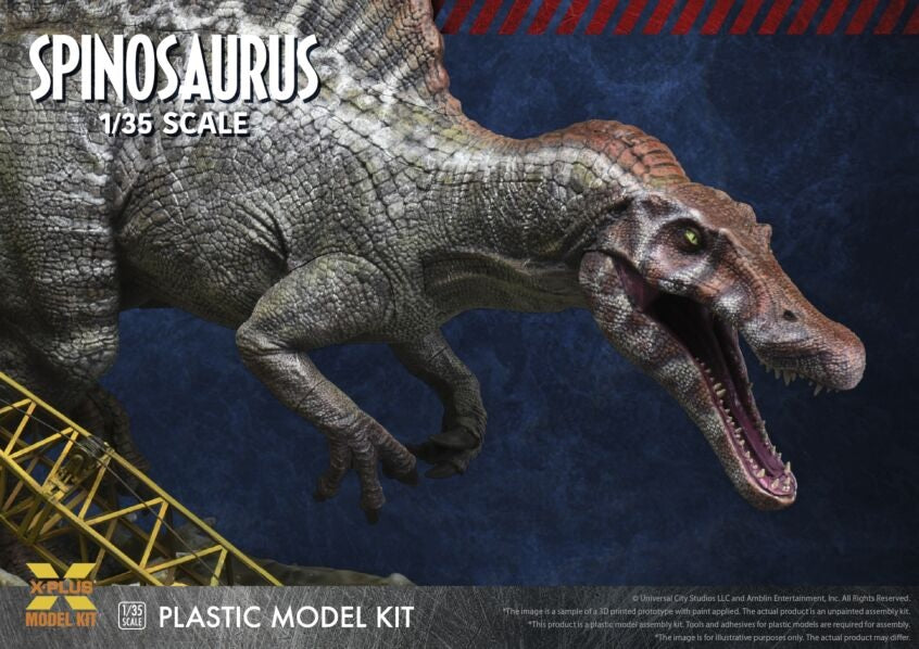 X-Plus Models Jurassic Park III Spinosaurus Model Kit