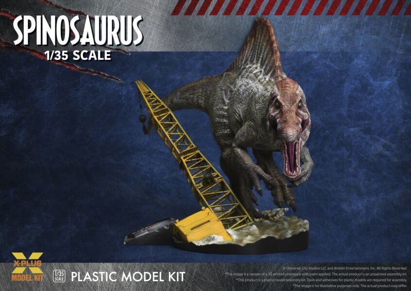 X-Plus Models Jurassic Park III Spinosaurus Model Kit