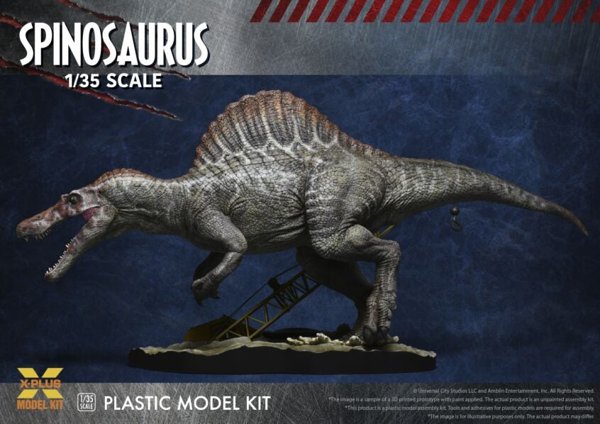 X-Plus Models Jurassic Park III Spinosaurus Model Kit